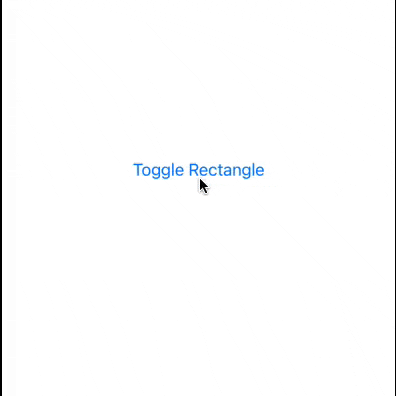 Example of an incomplete transition in swiftUI.